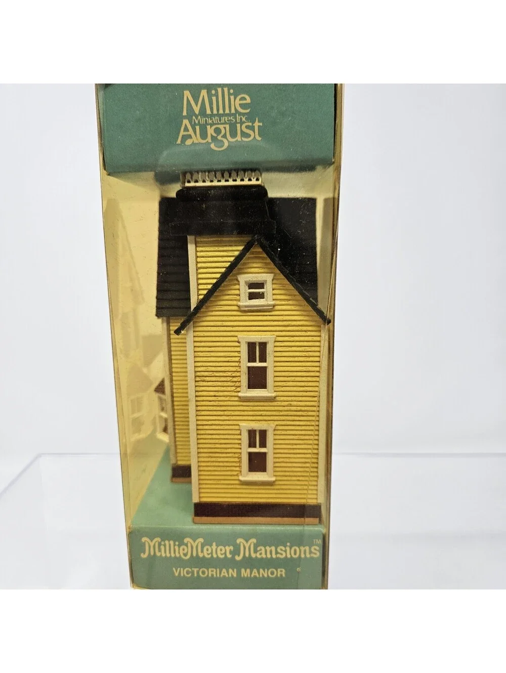 Wood Dollhouse Miniature 1:144 Scale Victorian House Vintage Millie Meter August